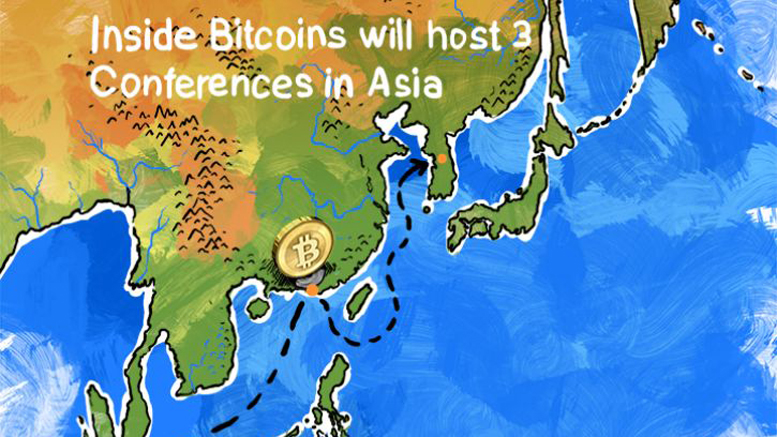 Inside Bitcoins will host 3 Conferences in Asia