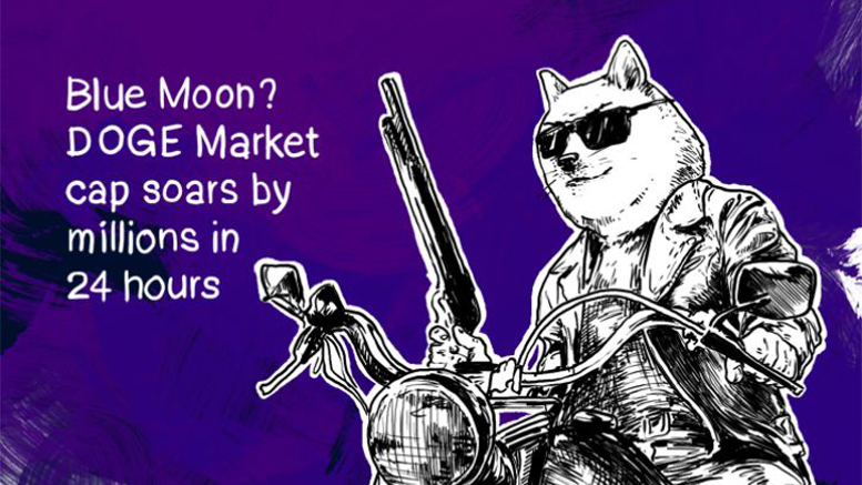 Blue Moon? DOGE Market cap soars by millions in 24 hours