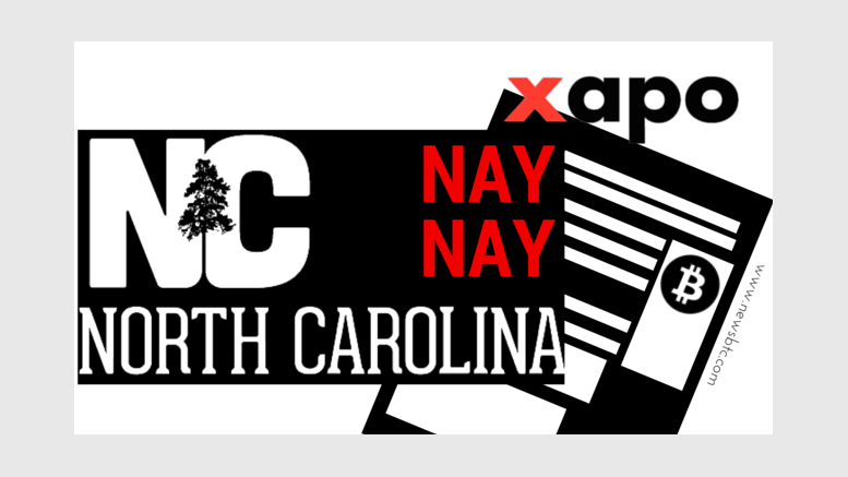 Bitcoin Services Provider Xapo No Longer Operating in North Carolina