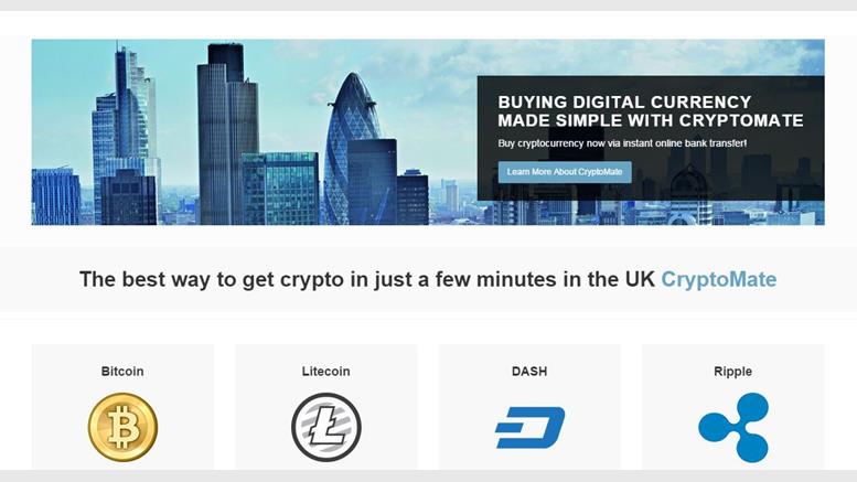 New British Exchange CryptoMate Opens