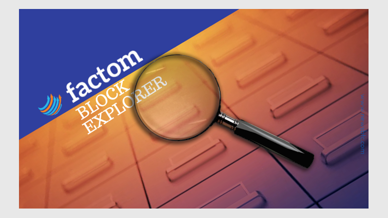 Factom Block Explorer Revealed
