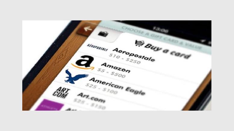 Gyft gift card app lets buyers use bitcoins
