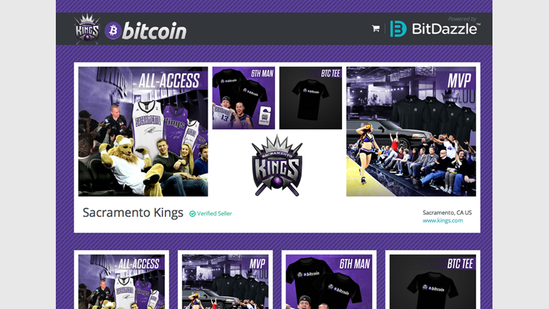 Sacramento Kings NBA Franchise Launches Bitcoin-Only Online Store