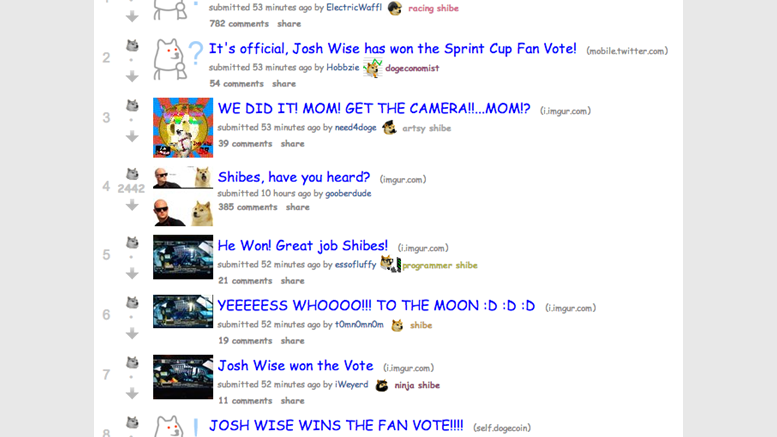 Josh Wise Wins Sprint Fan Vote for All-Star Race