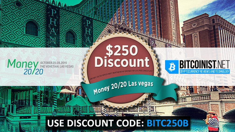 Money 20/20 and Bitcoinist Partnership Brings You a 250$ Discount!