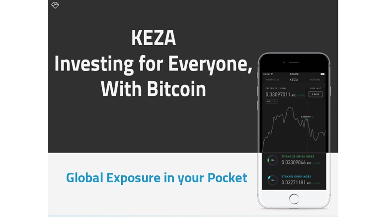 Keza: Buy Stock Portfolios With Bitcoin