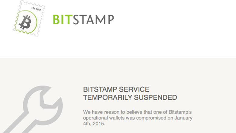 BITSTAMP SERVICE TEMPORARILY SUSPEND