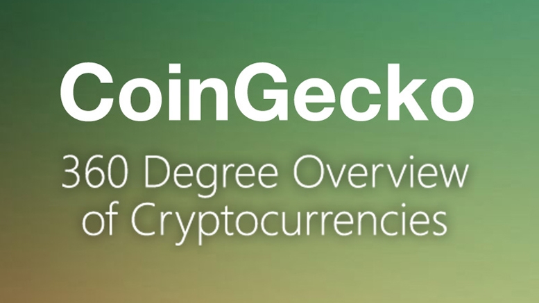 CoinGecko: 360 degree overview on Cryptocurrency! Exclusive Interview