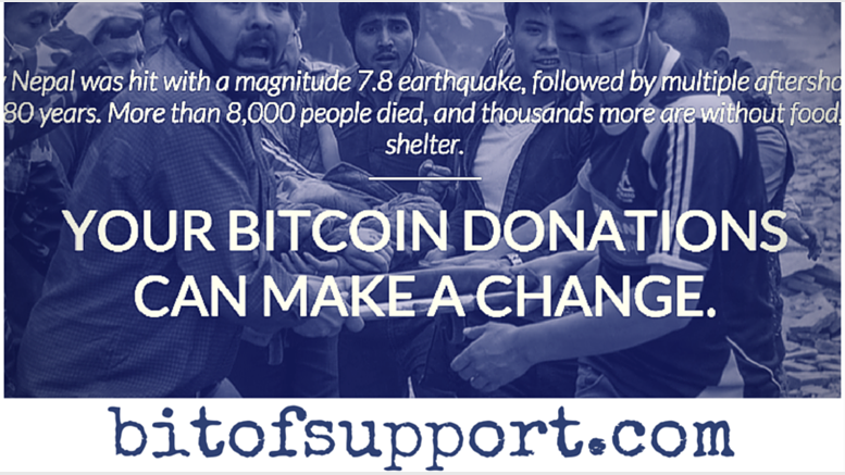 NewsBTC Extends a BitofSupport to Nepal Earthquake Victims
