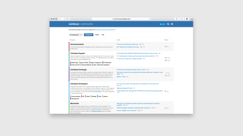 Coinbase Community Opens to Coinbase's 2 Million Wallet Customers