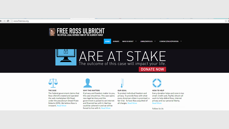 Site Raising Money To Free Silk Road Owner