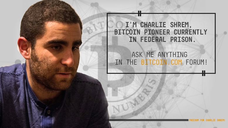 Charlie Shrem Hosts AMA Sessions Through Federal Prison Email System
