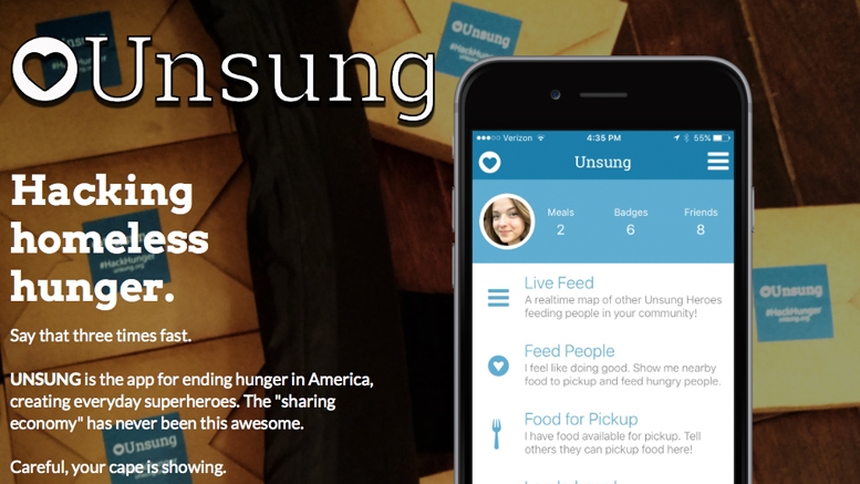 Unsung: The App That Wants to ‘Hack Hunger’
