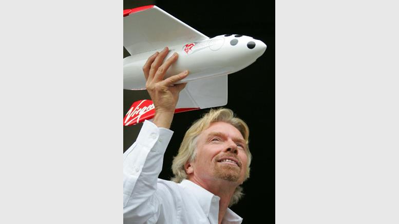 Richard Branson Supports Bitcoin, Accepts it for Space Travel