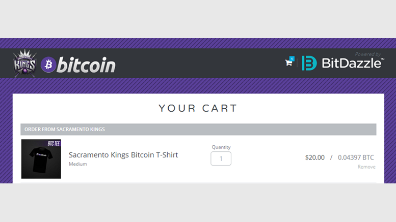 Sacramento Kings and BitDazzle Launch KingsBitcoin.com