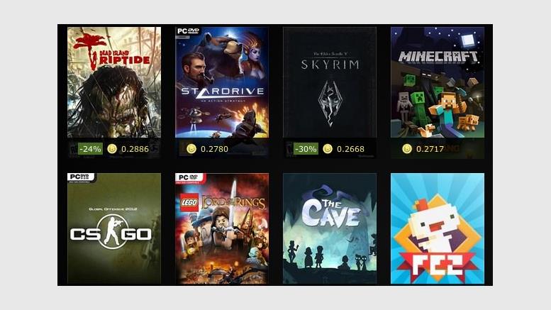 Steambits takes bitcoins for games