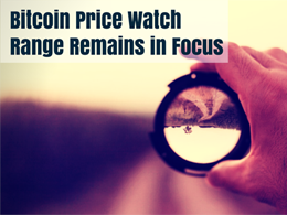 Bitcoin Price Watch: Range In Focus