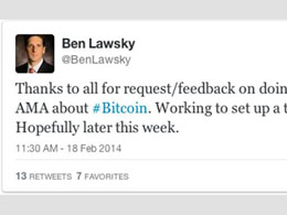 NY Regulator Benjamin Lawsky Poised to do Reddit Q&A 'Later This Week'
