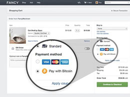 Fancy.com Joins Bitcoin Bandwagon