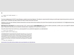Inputs.io Owner TradeFortress Will Not Report Theft to Police