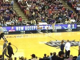 Cool: Sacramento Kings Advertise Bitcoin Acceptance Courtside