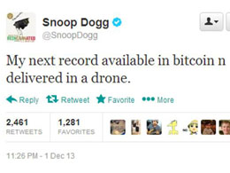 Humor: Snoop Dogg Tweets About Bitcoin