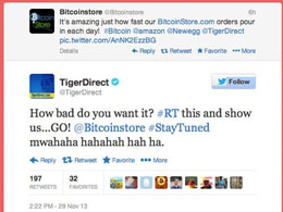 TigerDirect Considers Bitcoin As A Payment Option