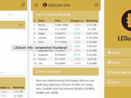 LEOcoin Releases New Mobile App