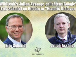 WikiLeak’s Julian Assange enlightens Google’s Eric Schmidt on Bitcoin in “Historic Dialogue”