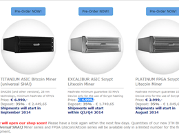 Mining ASICs Technologies B. V. (MAT) Announces 6TH/s TITANIUM ASIC Bitcoin Miner And Scrypt Miners