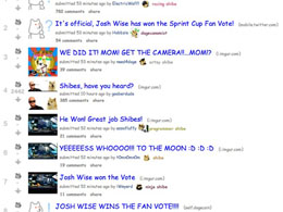 Josh Wise Wins Sprint Fan Vote for All-Star Race