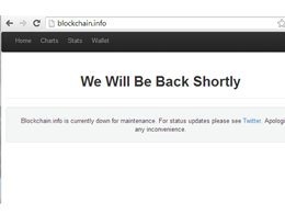 Blockchain.info Is Down For Unscheduled Maintenance, Due To Issue With Database Not Shared Coin