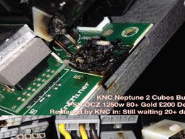 KNC Neptunes are burning. What's that I smell? Ooops! They melted.