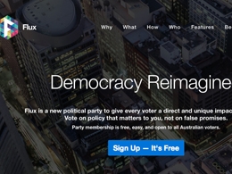 Flux: Australia’s New Political Party for ‘Permissionless Innovation’