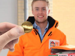 Takeaway.com + Bitcoins = Pizza @home.